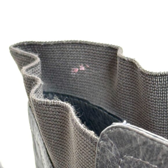 Ugg Ashur 5760 Boots Womens EU 38 US 7 Gray Crinkled Leather Knee High Boho - Picture 8 of 16